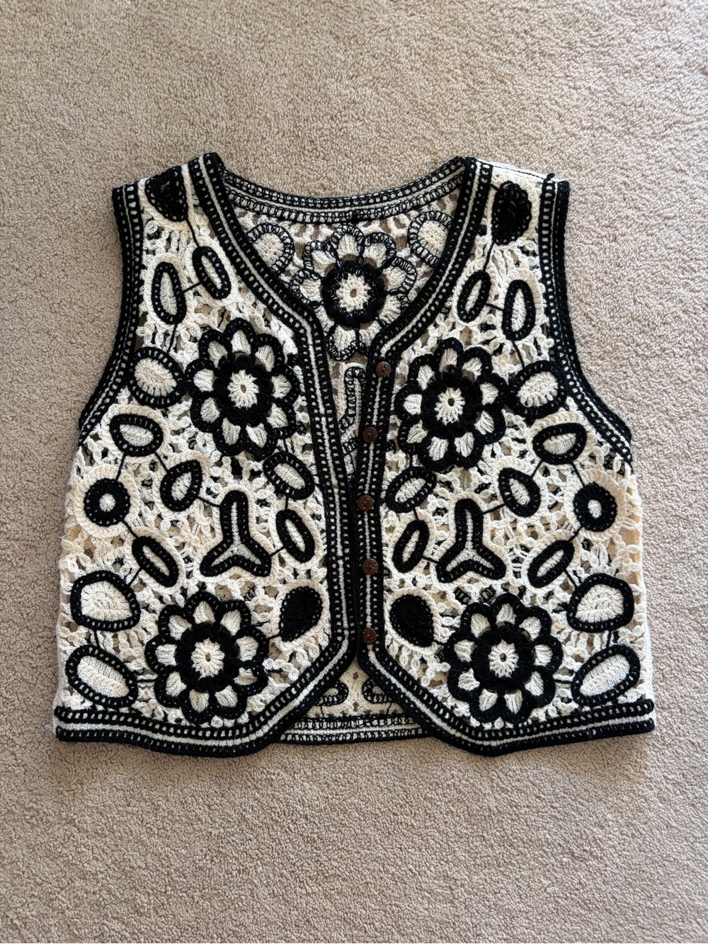 Crochet vest